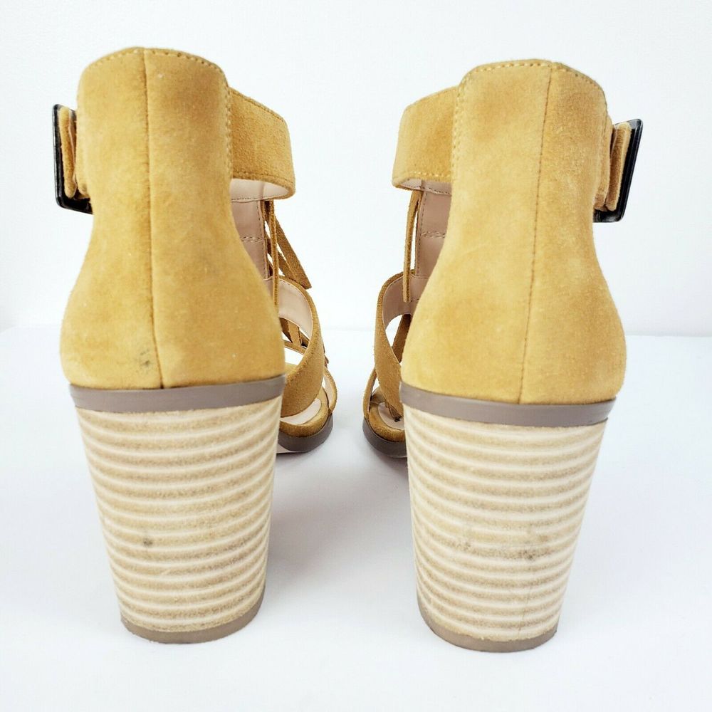 Sole Society DELILAH Suede Fringe Heels Sz 5 EUC - Picture 7 of 10